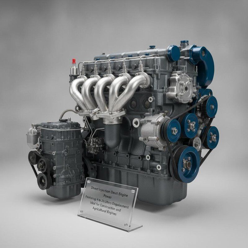 Direktspritzmotor Deutz Leistung 4 bis 20 Liter Hubraum Ideal für Bau- und Landwirtschaftsmotoren