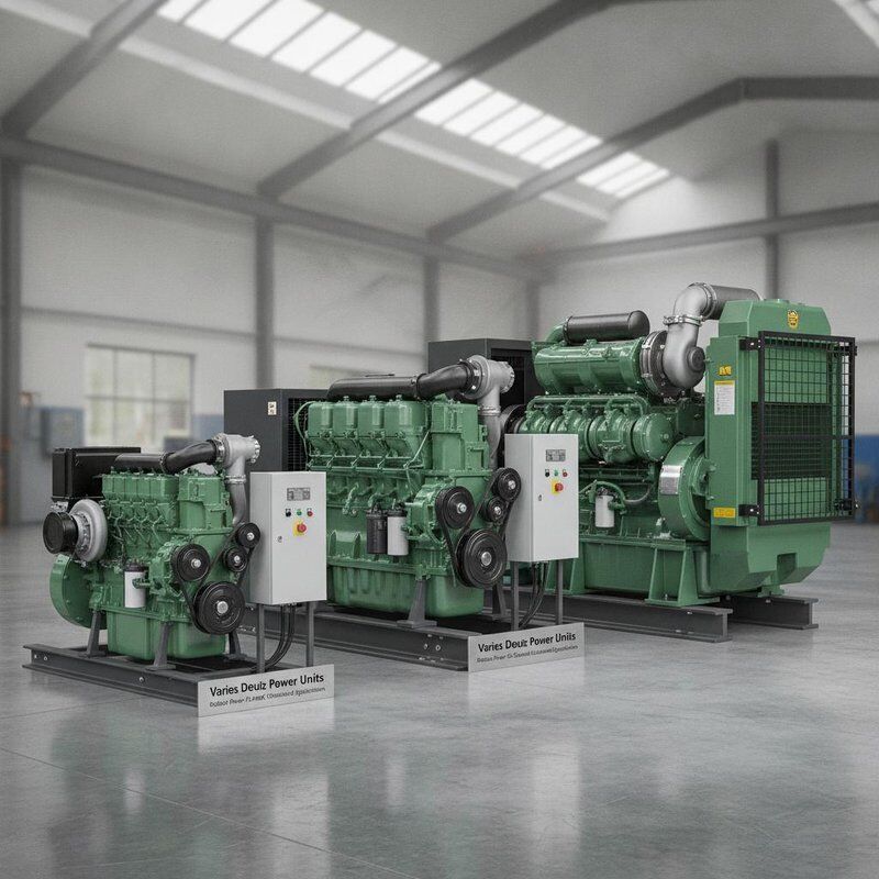 Deutz-Motor 70 bis 400 kW Robuste Kraftwerke für Baumaschinen und industrielle Anwendungen